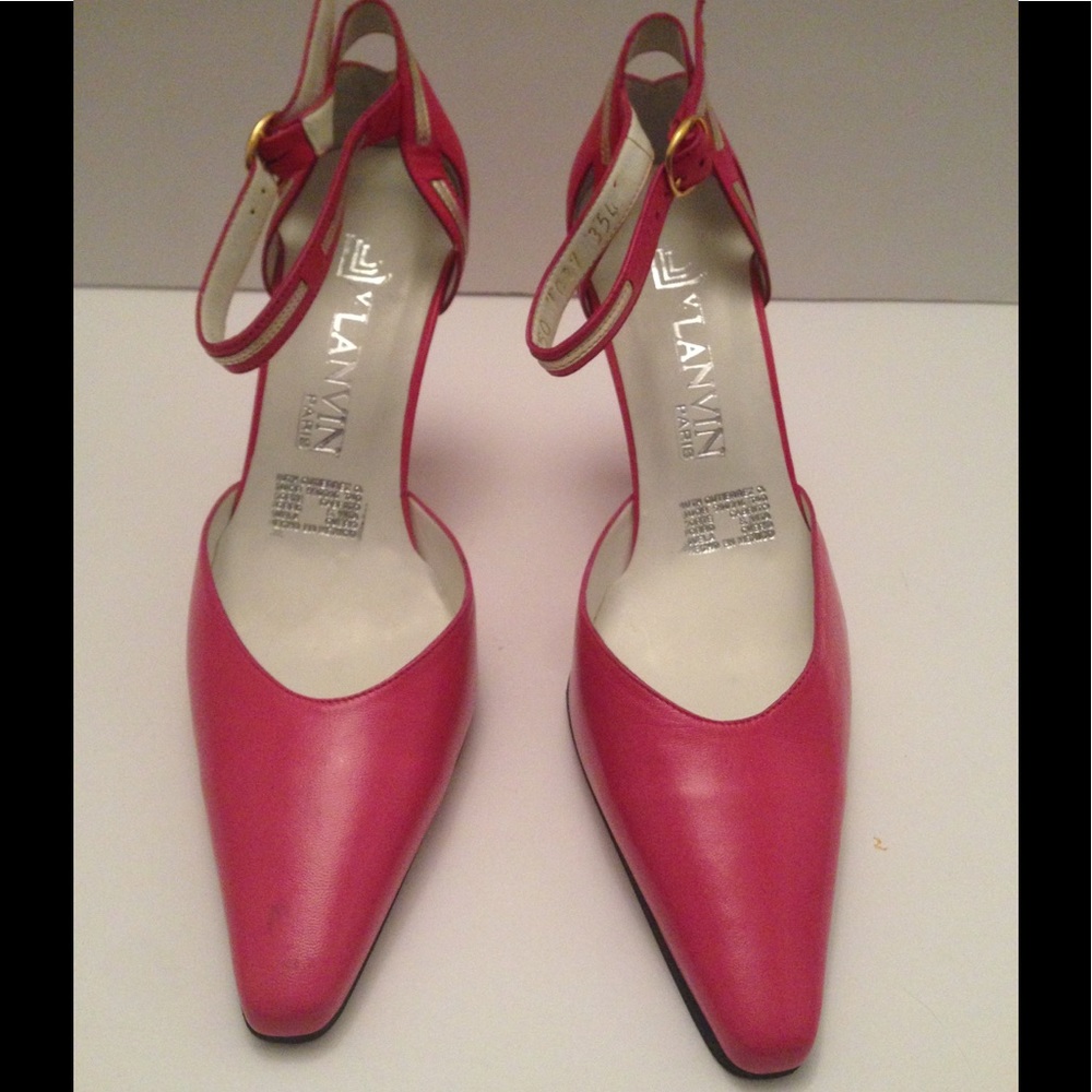New LANVIN  Paris Pink Heels